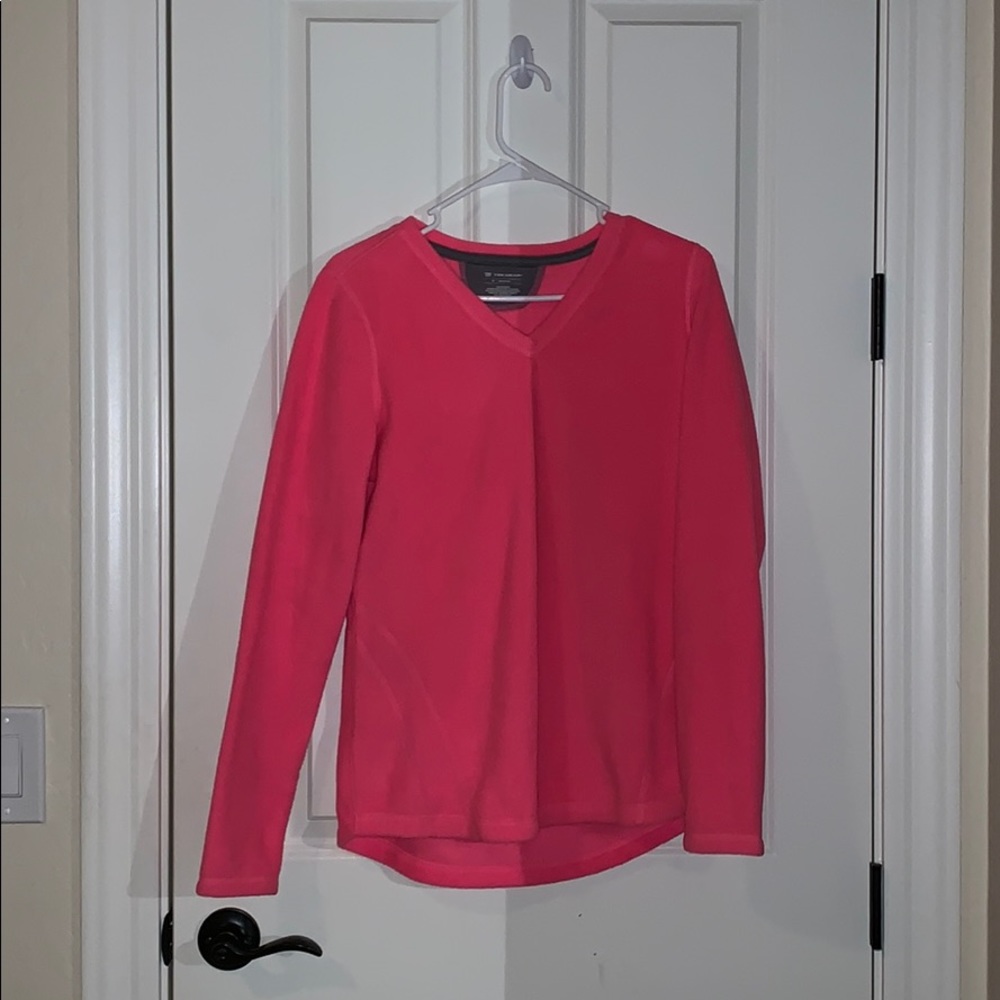 Pink fuzzy sweater